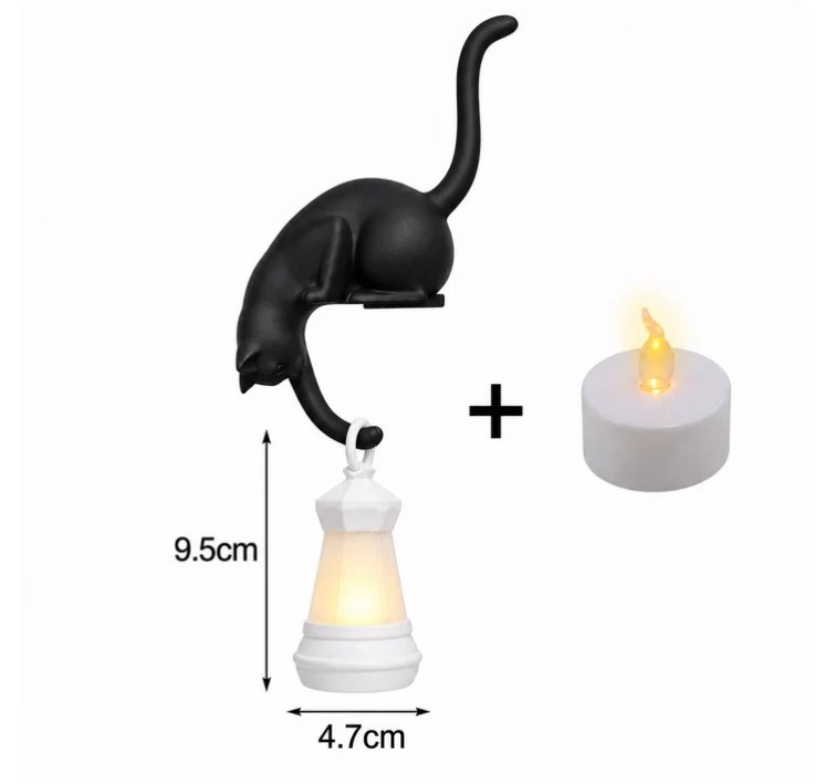 Hanging Cat Shelf Latern